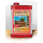 SOKRATES Olej pro venkovní použití -  čirý 0,6 l hedvábný lesk