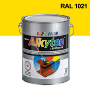 Alkyton hladký lesklý RAL 1021 žlutá hořčičná 5 l