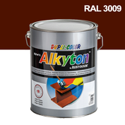 Alkyton hladký lesklý RAL 3009 oxidovaná červená 5 l