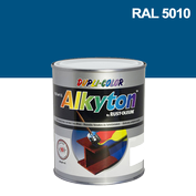 Alkyton hladký lesklý RAL 5010 enziánová modrá 0,75 l