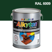 Alkyton hladký lesklý RAL 6009 jedlová zelená 5 l