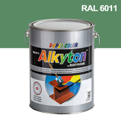 Alkyton hladký lesklý RAL 6011 rezedová zelená 5 l