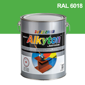 Alkyton hladký lesklý RAL 6018 zelenožlutá 5 l