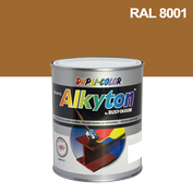 Alkyton hladký lesklý RAL 8001 okrově hnědá 0,75 l