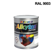 Alkyton hladký lesklý RAL 9003 signálná bílá 0,75 l