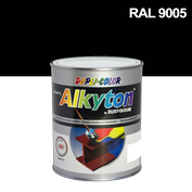 Alkyton hladký lesklý RAL 9005 černá 0,75 l
