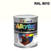 Alkyton hladký lesklý RAL 9010 bílá 0,75 l