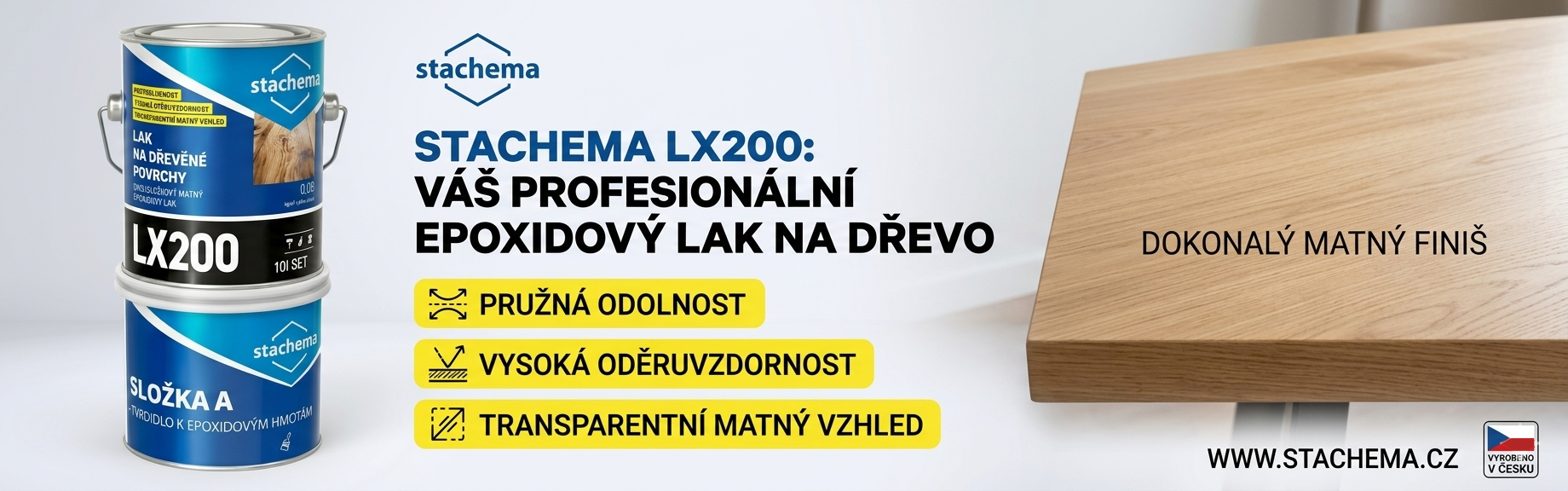 Epoxidový lak matný