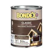 BONDEX CLASSIC - Tenkovrstvá syntetická lazura na dřevo - nut brown - ořech 0,7 l