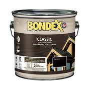 BONDEX CLASSIC - Tenkovrstvá syntetická lazura na dřevo - nut brown - ořech 2,5 l