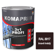 Komaprim 3v1 Profi - RAL 8017 tmavě hnědý 0,75 l