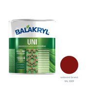 Balakryl UNI Satin RAL 3009 oxidovaná červená 0,7 kg