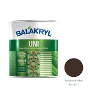 Balakryl UNI Satin RAL 8017 čokoládově hnědá 0,7 kg