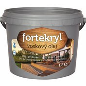 FORTEKRYL voskový olej 1,8 kg teak