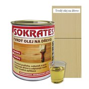 SOKRATES tvrdý olej na dřevo čirý - hedvábný lesk 0,6 l